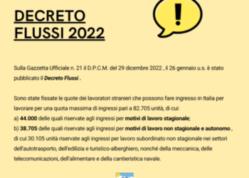 DECRETO FLUSSI 2022